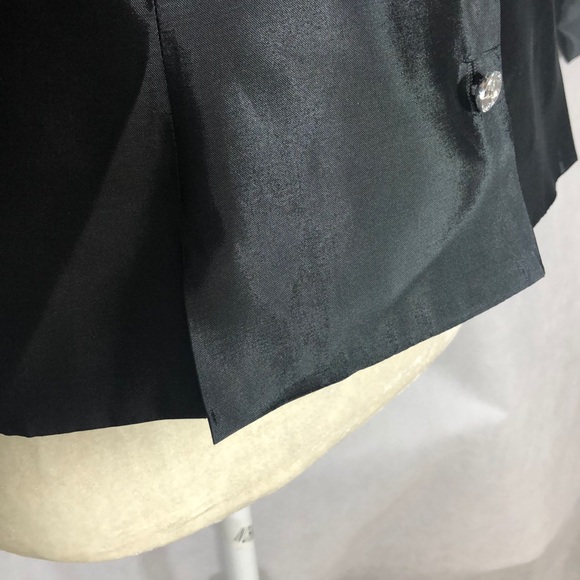 💜 NWOT, JS COLLECTION , Size 10 , Black Top . - Picture 5 of 8